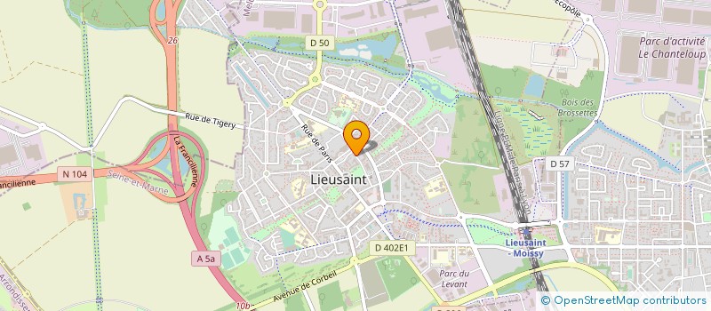 localisation de l'entreprise BOUCHERIE DE LA FERME  LIEUSAINT