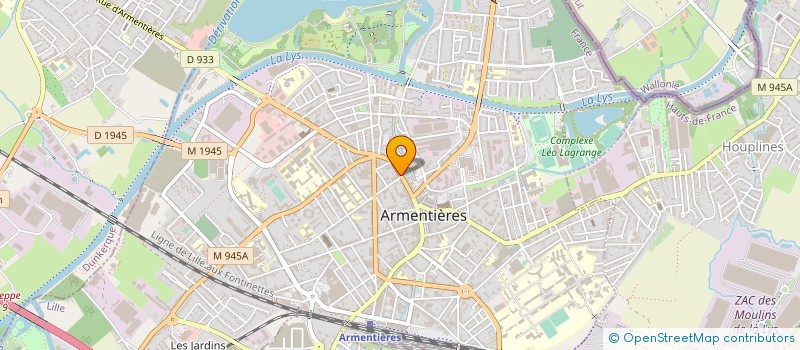 localisation de l'entreprise BOUCHERIE DE LA FERME à ARMENTIERES