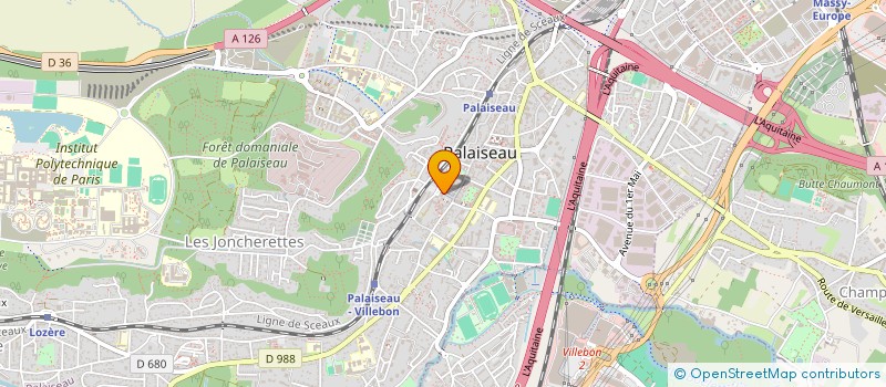 localisation de l'entreprise BOUCHERIE DE LA GARE  PALAISEAU