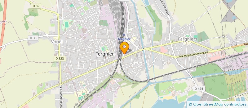 localisation de l'entreprise BOUCHERIE DE LA GARE à TERGNIER