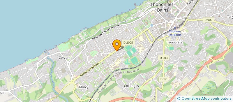 localisation de l'entreprise BOUCHERIE DE LA GRANGETTE à THONON-LES-BAINS