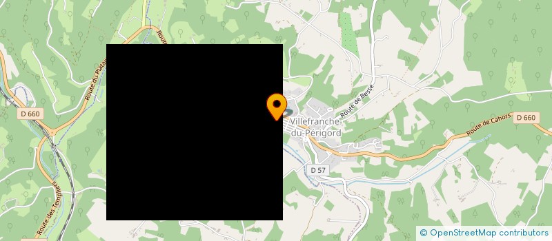 localisation de l'entreprise BOUCHERIE DE LA HALLE à VILLEFRANCHE-DU-PERIGORD