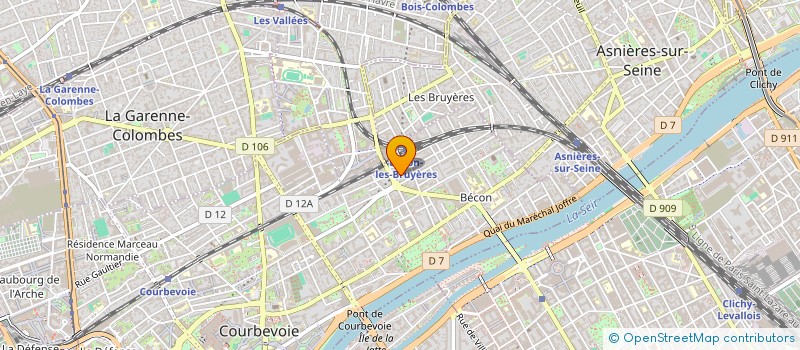 localisation de l'entreprise BOUCHERIE DE LA LIBERTE à COURBEVOIE