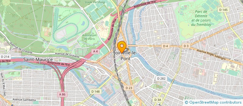 localisation de l'entreprise BOUCHERIE DE LA MAIRIE à JOINVILLE-LE-PONT