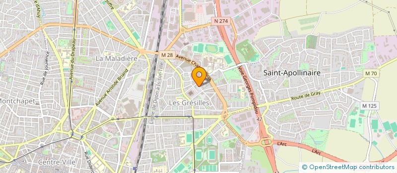 localisation de l'entreprise BOUCHERIE DE LA MEDITERRANEE à DIJON