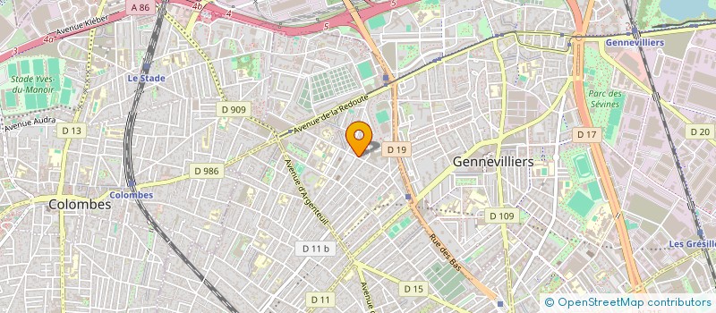localisation de l'entreprise BOUCHERIE DE LA MOQUE à ASNIERES-SUR-SEINE