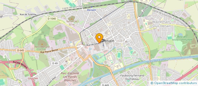 localisation de l'entreprise BOUCHERIE DE LA PAIX  DENAIN