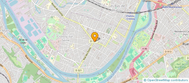 localisation de l'entreprise BOUCHERIE DE LA PATTE D'OIE à CROISSY-SUR-SEINE
