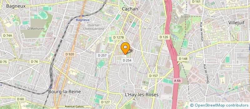 localisation de l'entreprise BOUCHERIE DE LA PLACE  CACHAN