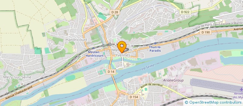 localisation de l'entreprise BOUCHERIE DE LA PLACE à MEULAN-EN-YVELINES