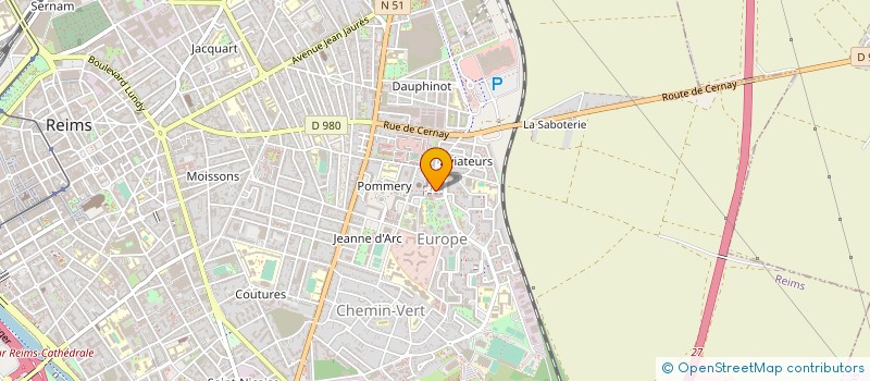 localisation de l'entreprise BOUCHERIE DE LA PLACE JEAN MOULIN  REIMS