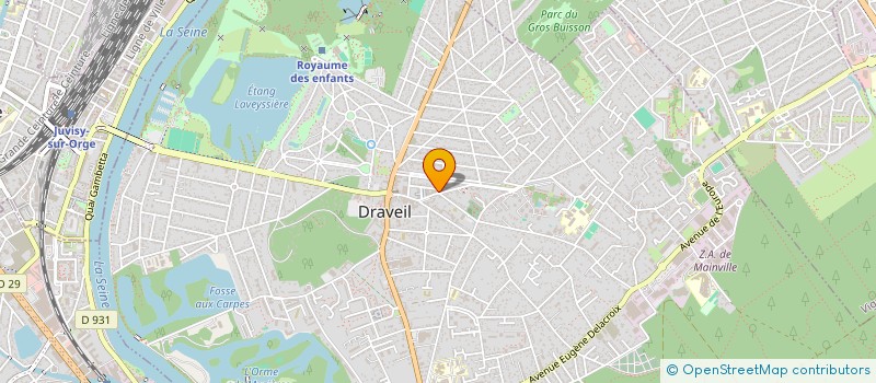 localisation de l'entreprise BOUCHERIE DE LA POSTE à DRAVEIL