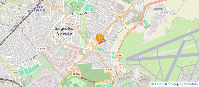 localisation de l'entreprise BOUCHERIE DE LA POSTE  GARGES-LES-GONESSE