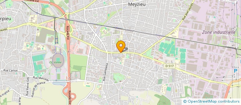 localisation de l'entreprise BOUCHERIE DE LA REPUBLIQUE  MEYZIEU