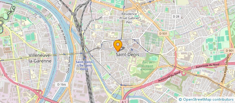 localisation de l'entreprise BOUCHERIE DE LA REPUBLIQUE à SAINT-DENIS