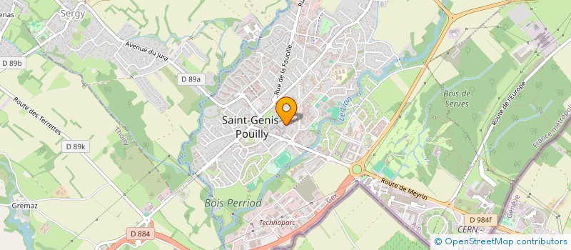 localisation de l'entreprise BOUCHERIE DE LA REPUBLIQUE à SAINT-GENIS-POUILLY