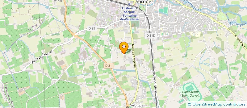 localisation de l'entreprise BOUCHERIE DE LA SORGUE à L'ISLE-SUR-LA-SORGUE