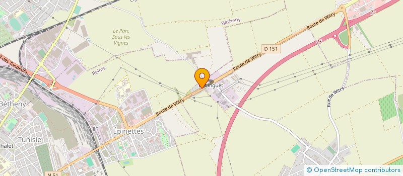 localisation de l'entreprise BOUCHERIE DE LA VERRERIE  REIMS