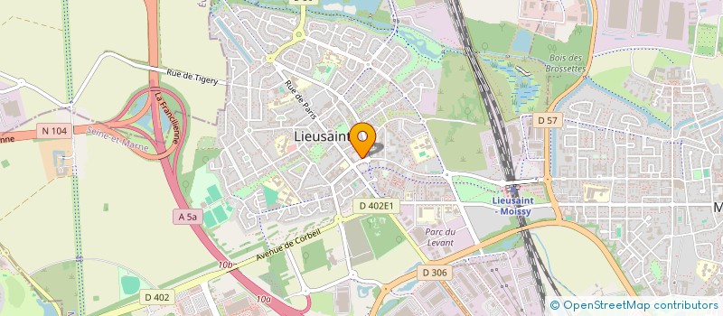 localisation de l'entreprise BOUCHERIE DE LIEUSAINT  LIEUSAINT