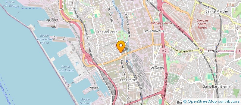 localisation de l'entreprise BOUCHERIE DE LION à MARSEILLE