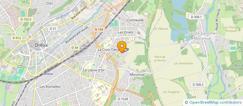 localisation de l'entreprise BOUCHERIE DE MORONVAL à SAINTE-GEMME-MORONVAL