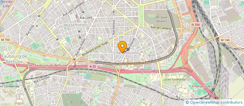 localisation de l'entreprise BOUCHERIE DE MOULINS à LILLE