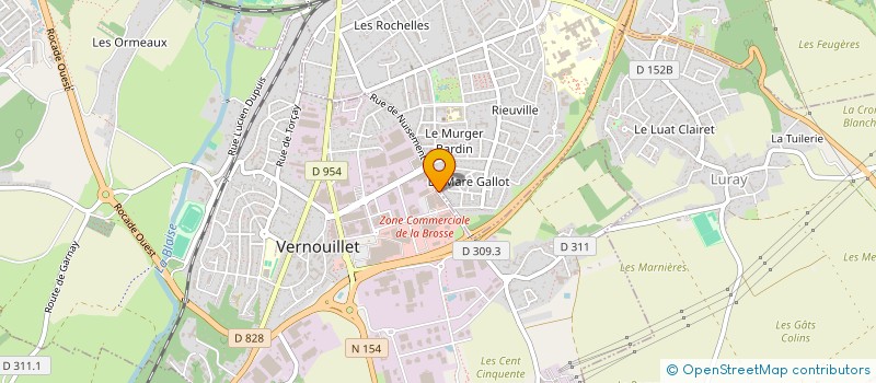 localisation de l'entreprise BOUCHERIE DE NUISEMENT à VERNOUILLET