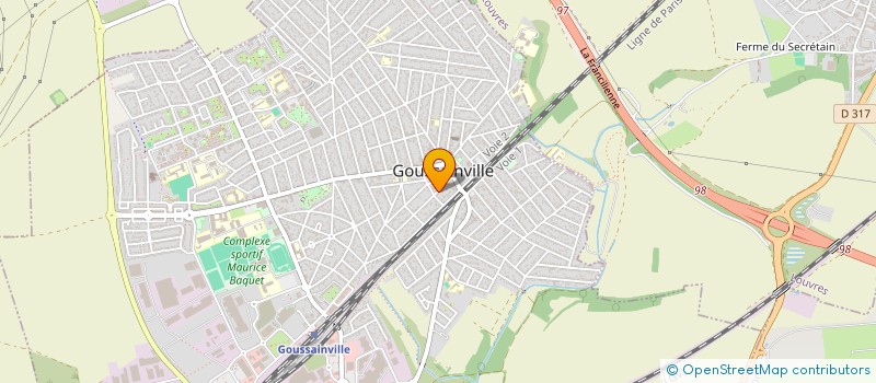 localisation de l'entreprise BOUCHERIE DE PARIS  GOUSSAINVILLE