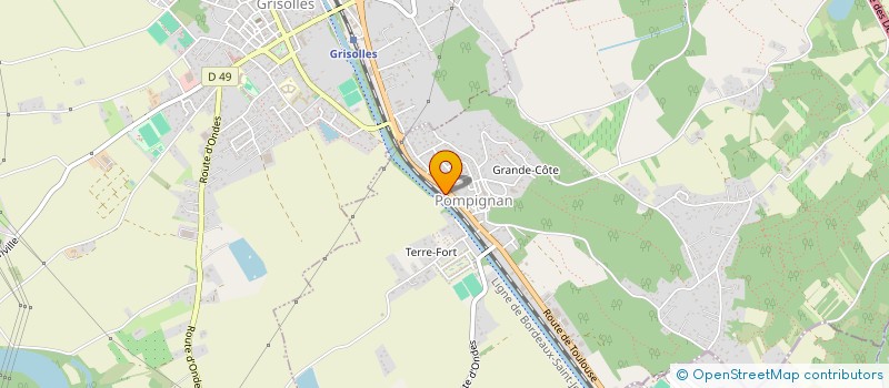 localisation de l'entreprise BOUCHERIE DE POMPIGNAN  POMPIGNAN