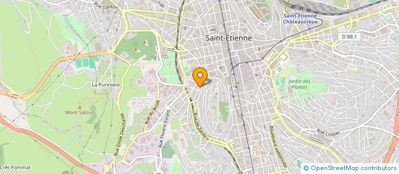 localisation de l'entreprise BOUCHERIE DE RASPAIL 2  SAINT-ETIENNE