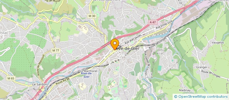 localisation de l'entreprise BOUCHERIE DE RIV à RIVE-DE-GIER