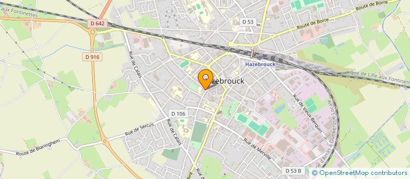 localisation de l'entreprise BOUCHERIE DEBRUYNE à HAZEBROUCK