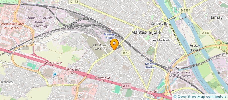 localisation de l'entreprise BOUCHERIE DELICE  MANTES-LA-VILLE