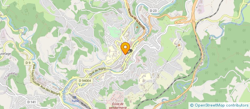 localisation de l'entreprise BOUCHERIE DELICE  TULLE