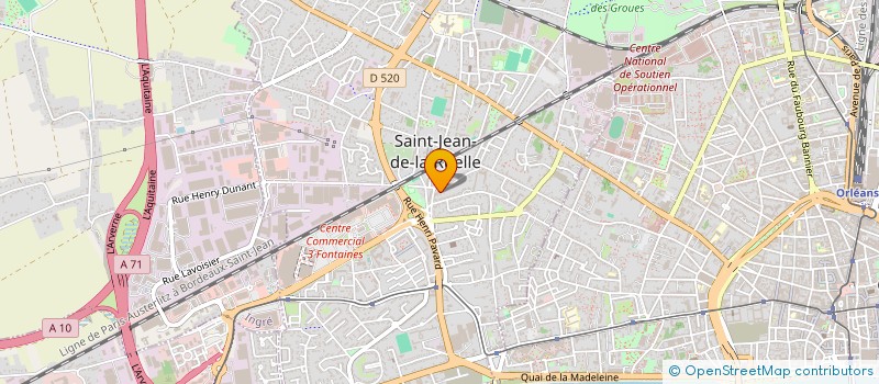 localisation de l'entreprise BOUCHERIE DES 10 ARPENTS à SAINT-JEAN-DE-LA-RUELLE
