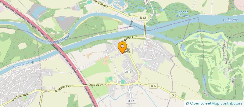 localisation de l'entreprise BOUCHERIE DES 3 ROSES  JONS