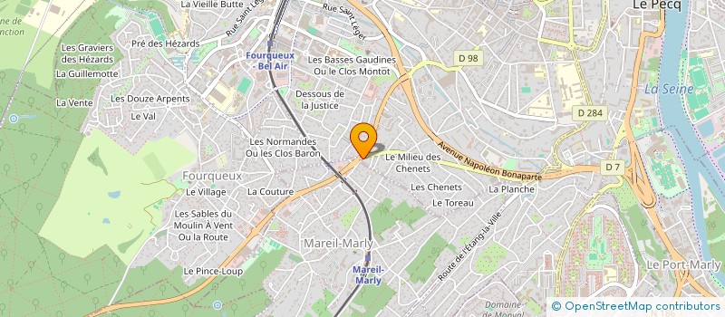 localisation de l'entreprise BOUCHERIE DES 4 CHEMINS  SAINT-GERMAIN-EN-LAYE