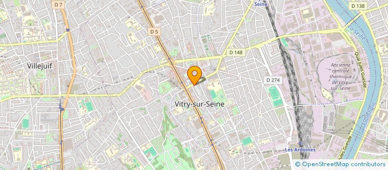 localisation de l'entreprise BOUCHERIE DES 4 FRERES à VITRY-SUR-SEINE