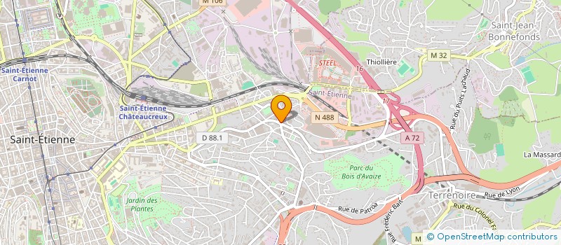 localisation de l'entreprise BOUCHERIE DES ALLIES à SAINT-ETIENNE