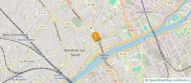 localisation de l'entreprise BOUCHERIE DES AMIS  GENNEVILLIERS