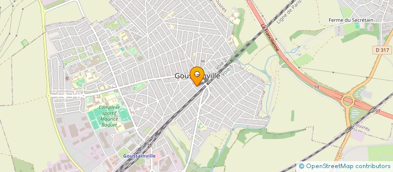 localisation de l'entreprise BOUCHERIE DES AMIS  GOUSSAINVILLE