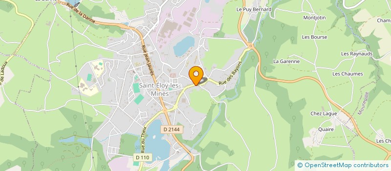 localisation de l'entreprise BOUCHERIE DES BAYONS  SAINT-ELOY-LES-MINES