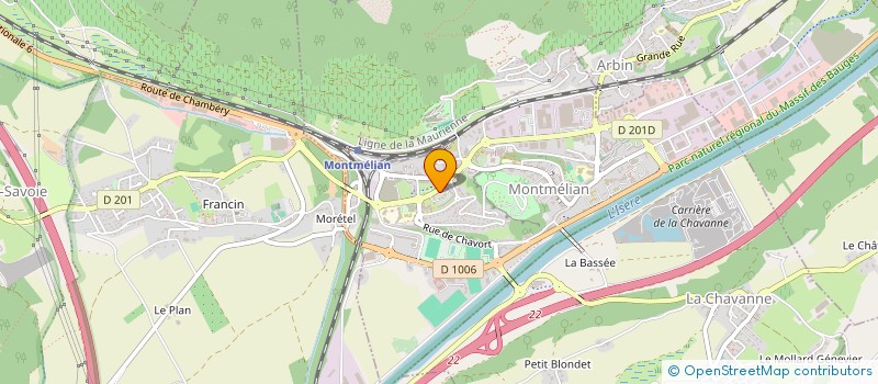 localisation de l'entreprise BOUCHERIE DES BELLEDONNES à MONTMELIAN