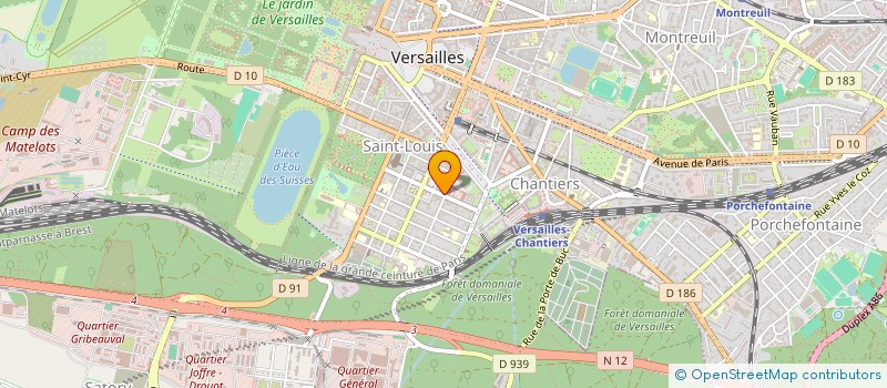 localisation de l'entreprise BOUCHERIE DES CARRES à VERSAILLES