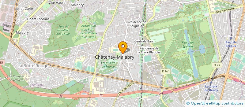 localisation de l'entreprise BOUCHERIE DES ECOLES  CHATENAY-MALABRY