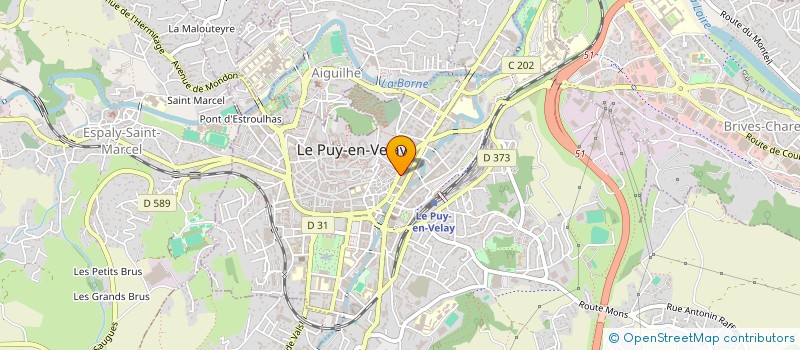 localisation de l'entreprise BOUCHERIE DES ELEVEURS BIO à LE PUY-EN-VELAY
