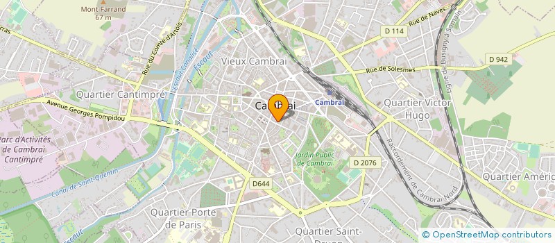 localisation de l'entreprise BOUCHERIE DES FERMIERS à CAMBRAI