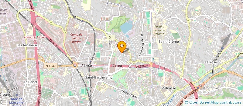 localisation de l'entreprise BOUCHERIE DES FLAMANTS à MARSEILLE
