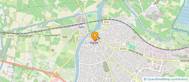 localisation de l'entreprise BOUCHERIE DES FRERES  AGDE