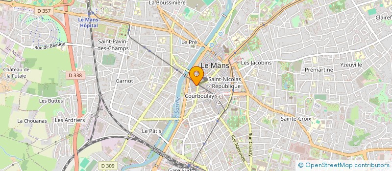 localisation de l'entreprise BOUCHERIE DES GOURMETS à LE MANS